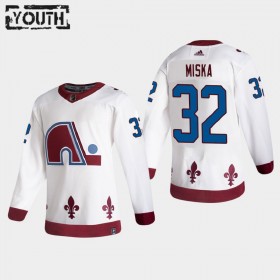 Colorado Avalanche Hunter Miska 32 2020-21 Reverse Retro Authentic Shirt - Kinderen